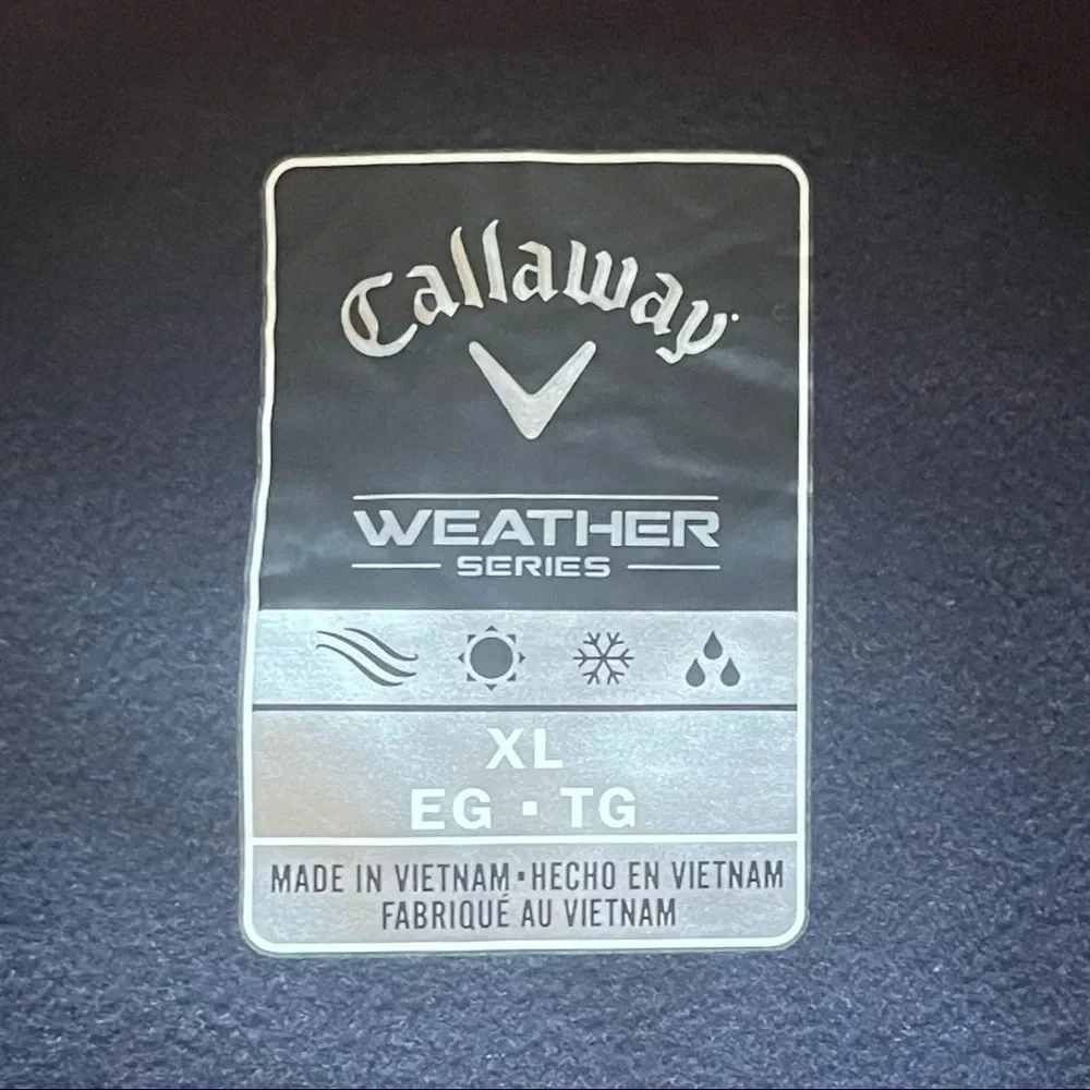 Callaway Weather Series Mens Full Zip Jacket for‎ Men in Burgundy